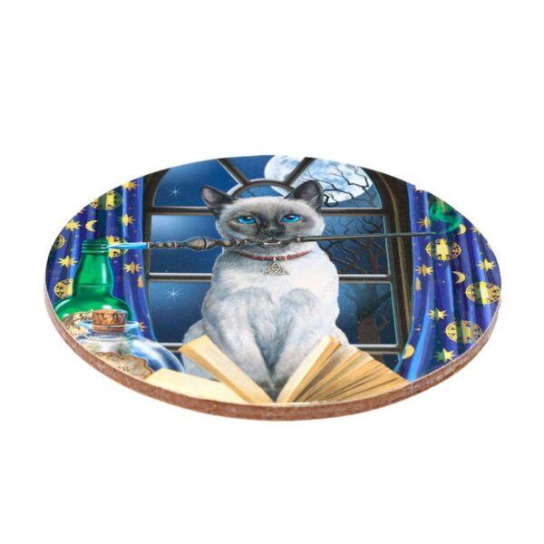 Lisa Parker - Magische Kat - Set 4 Onderzetters - Afbeelding 5