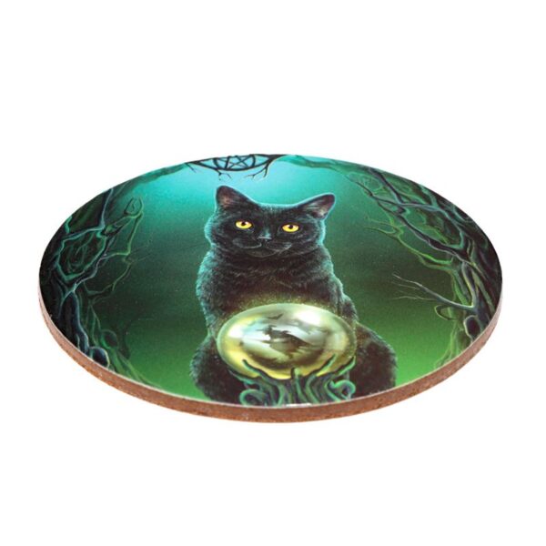 Lisa Parker - Magische Kat - Set 4 Onderzetters - Afbeelding 6
