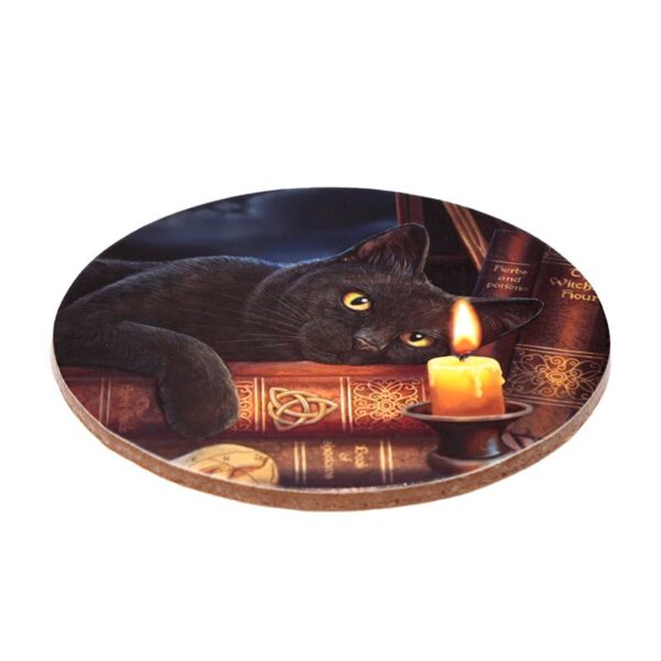 Lisa Parker - Magische Kat - Set 4 Onderzetters - Afbeelding 7