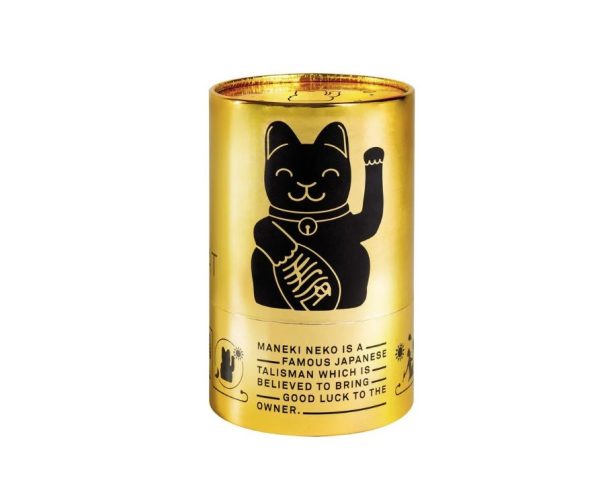 Maneki Neko Gelukskat - lucky kat Egypt glanzend zwart - Afbeelding 4