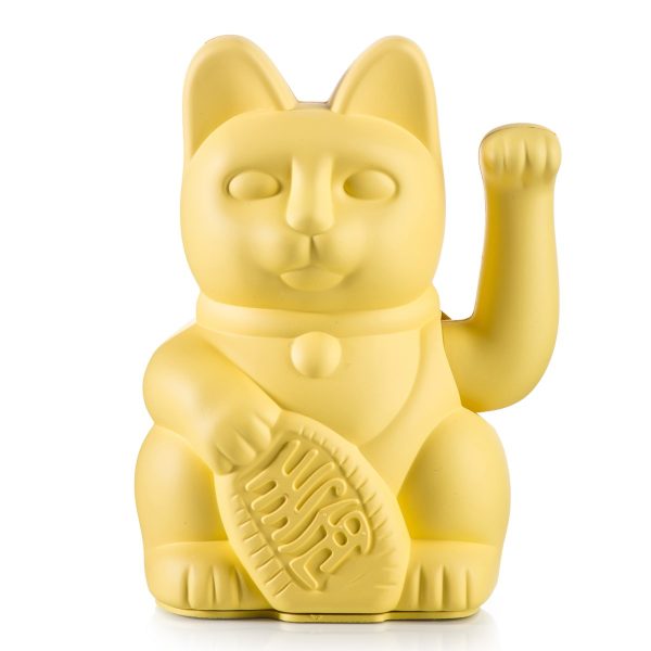 Maneki Neko Gelukskat - lucky kat geel - Afbeelding 2