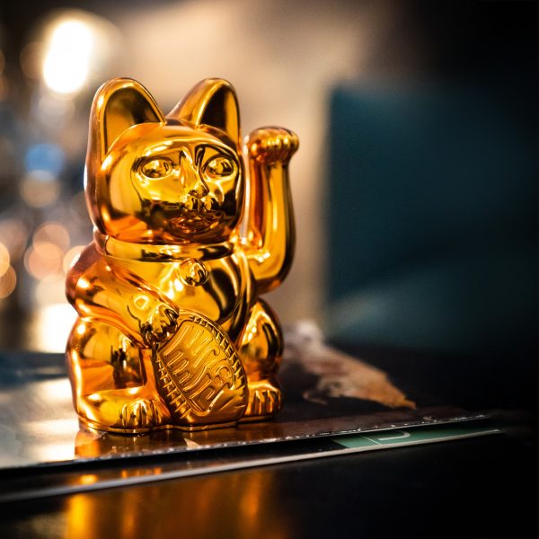 Maneki Neko Gelukskat - lucky kat cosmic Mars - special edition