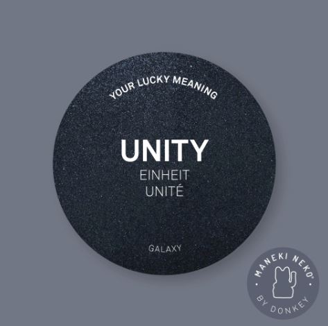 Maneki Neko Gelukskat - lucky kat mini Galaxy - metalic grijs - Afbeelding 4