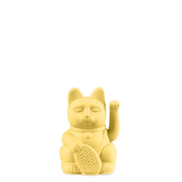 Maneki Neko Gelukskat - lucky kat mini geel - Afbeelding 2