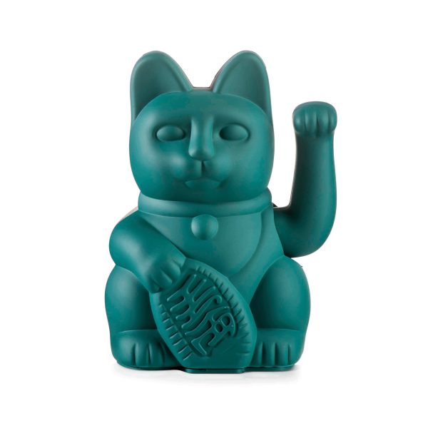 Maneki Neko Gelukskat - lucky kat groen - Afbeelding 2
