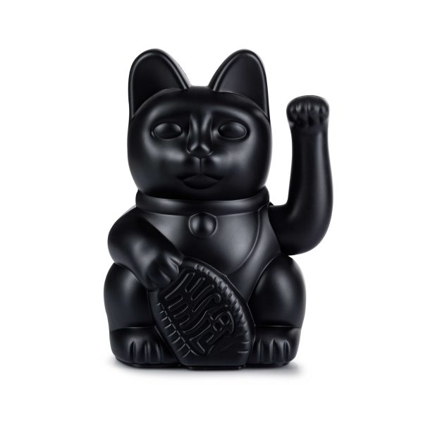 Maneki Neko Gelukskat - lucky kat zwart - Afbeelding 2