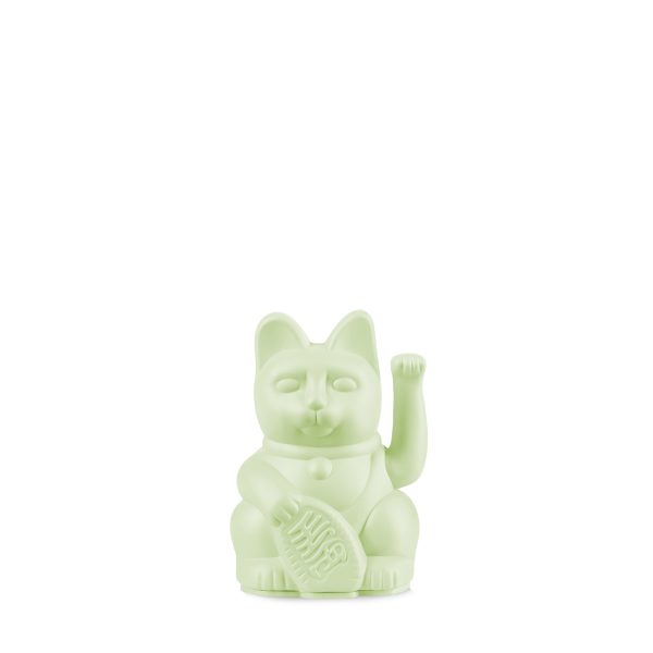 Maneki Neko Gelukskat - lucky kat mini lichtgroen - Afbeelding 3