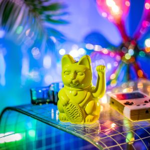 Maneki Neko Gelukskat - lucky kat miami nights - special edition