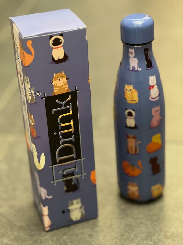 iDrink - thermos&waterbottle Blue Cats