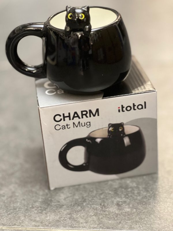 iTotal - Ceramic Mug (mok) met hangende kat - Afbeelding 8