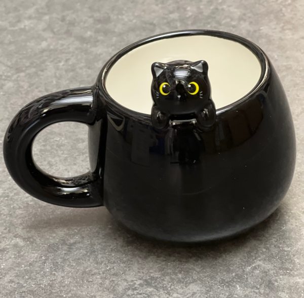 iTotal - Ceramic Mug (mok) met hangende kat - Afbeelding 7