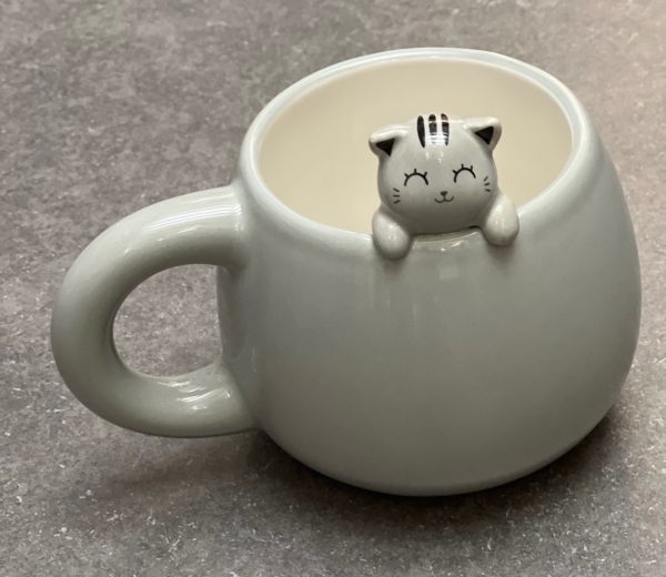 iTotal - Ceramic Mug (mok) met hangende kat - Afbeelding 5
