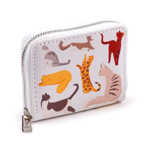 Feline Fine Kat Rondrits Portemonnee - Small - Afbeelding 4