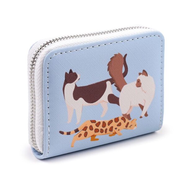 Feline Fine Kat Rondrits Portemonnee - Small - Afbeelding 6