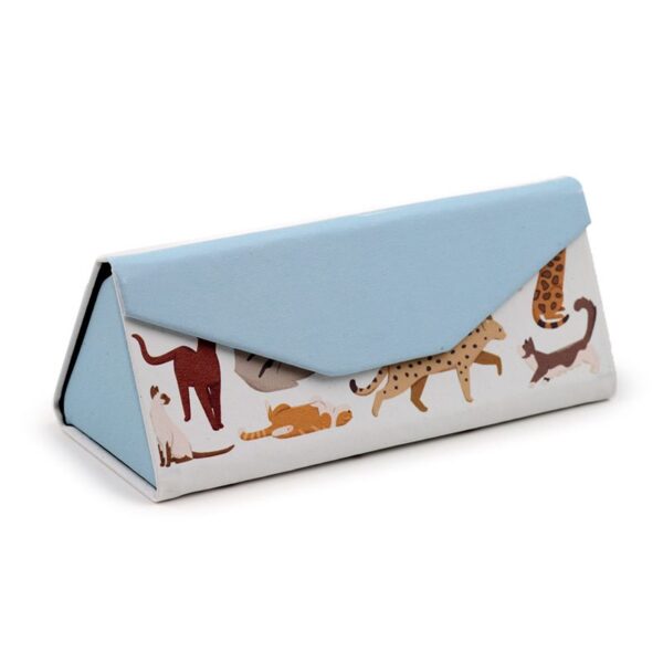 Feline Fine kat opvouwbare brillenetui