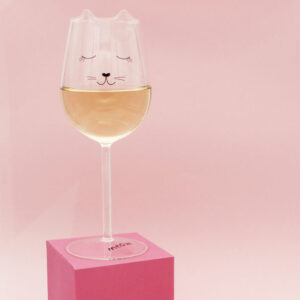 Winkee Cat Wine Glass - wijnglas