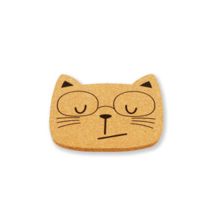 Winkee Cork Coasters Cat - onderleggers