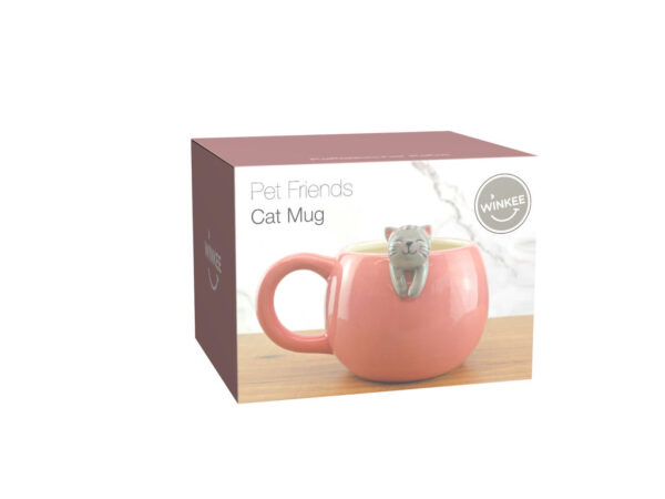 Winkee Pet Friends Mug Cat - mok - Afbeelding 3