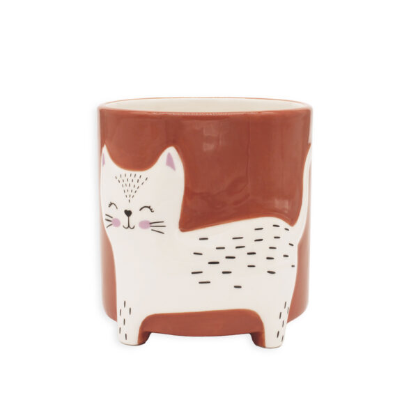 Winkee Plant pot Cat - bloempot - Afbeelding 2