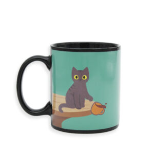 Winkee Naughty Cat heat sensitive mug