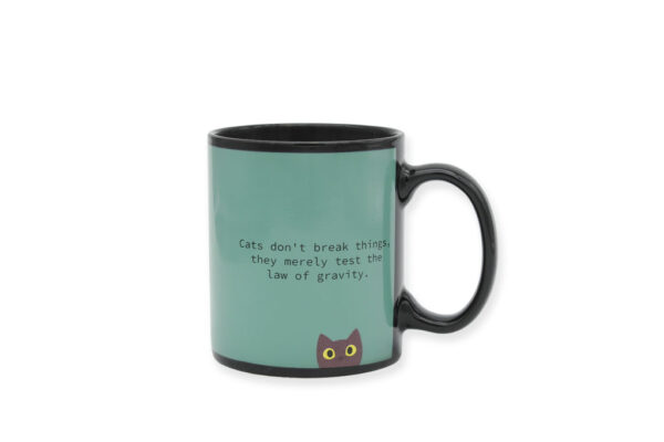 Winkee Naughty Cat heat sensitive mug - Afbeelding 4