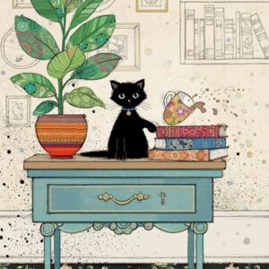 Bug Art  - Table Kitty H033