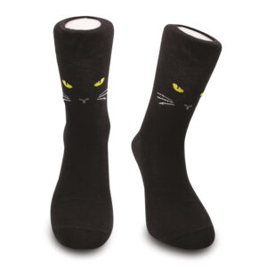 Winkee Cute Black Cat socks