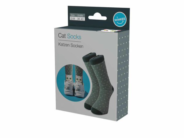 Winkee Cute Cat socks - Afbeelding 3