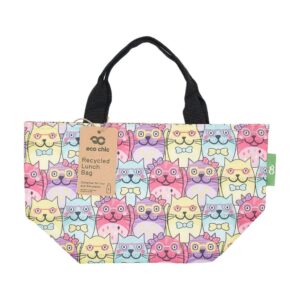 Eco Chic - Cool Lunch Bag (koeltas) - C57 - Multiple Glasses - Cats