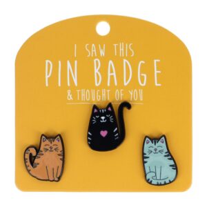 Pin Badge - Cats Sitting