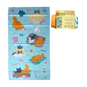 Beans & Co Katten Microvezel Strandhanddoek