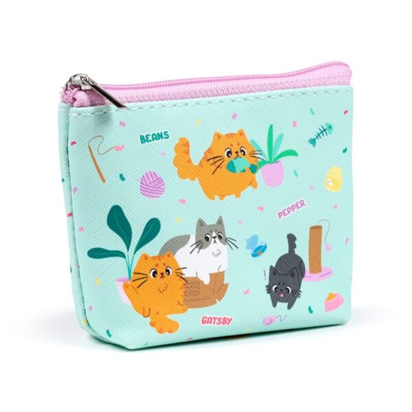 Beans & Co Katten PVC Portemonnee - Afbeelding 2