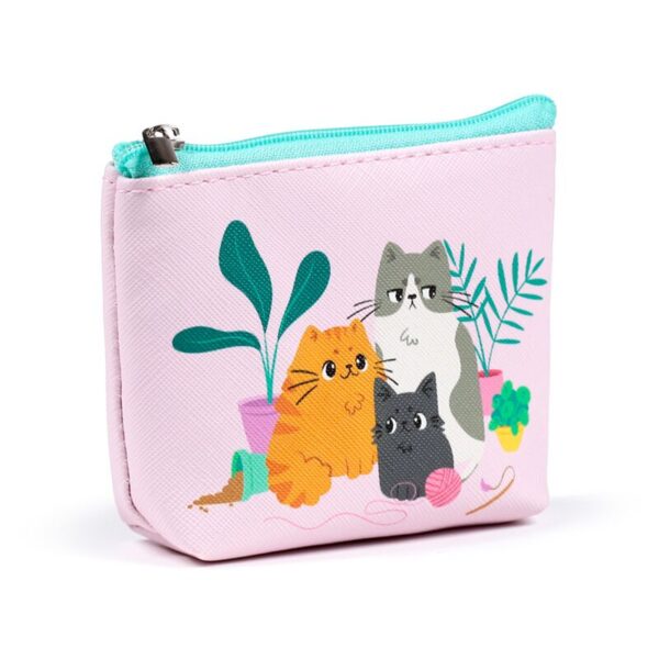 Beans & Co Katten PVC Portemonnee - Afbeelding 3