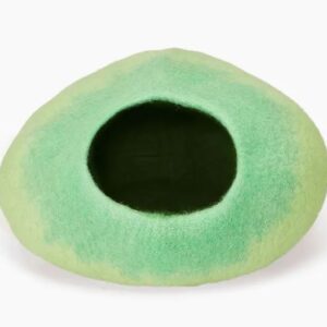 Everest® Handmade Cat Cave & Bed – Green Hue