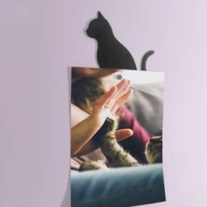 Trendform Stickermagneten Cat - Set van 6 - Zwart