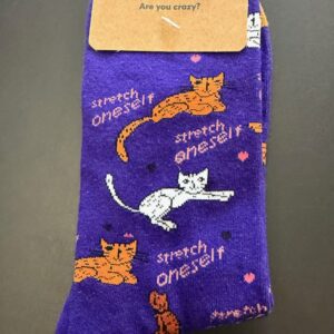 Sokken paars 'stretch oneself'