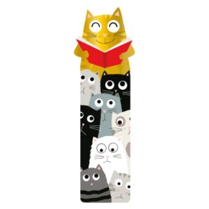 Boekenlegger uitgesneden 1000 katten