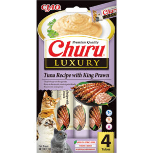 Inaba Churu Puree Luxury Tonijn & Gamba's