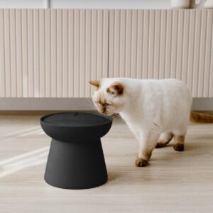 District 70 WABI SABI - Keramische drinkfontein - Zwart