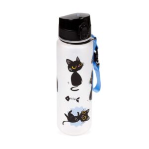 Lucky de Zwarte Kat Pop Top 600ml Ecozen Drinkfles