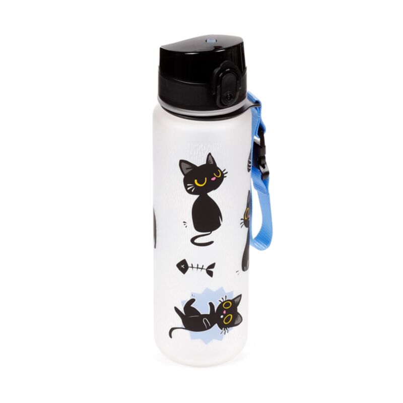 Lucky de Zwarte Kat Pop Top 600ml Ecozen Drinkfles