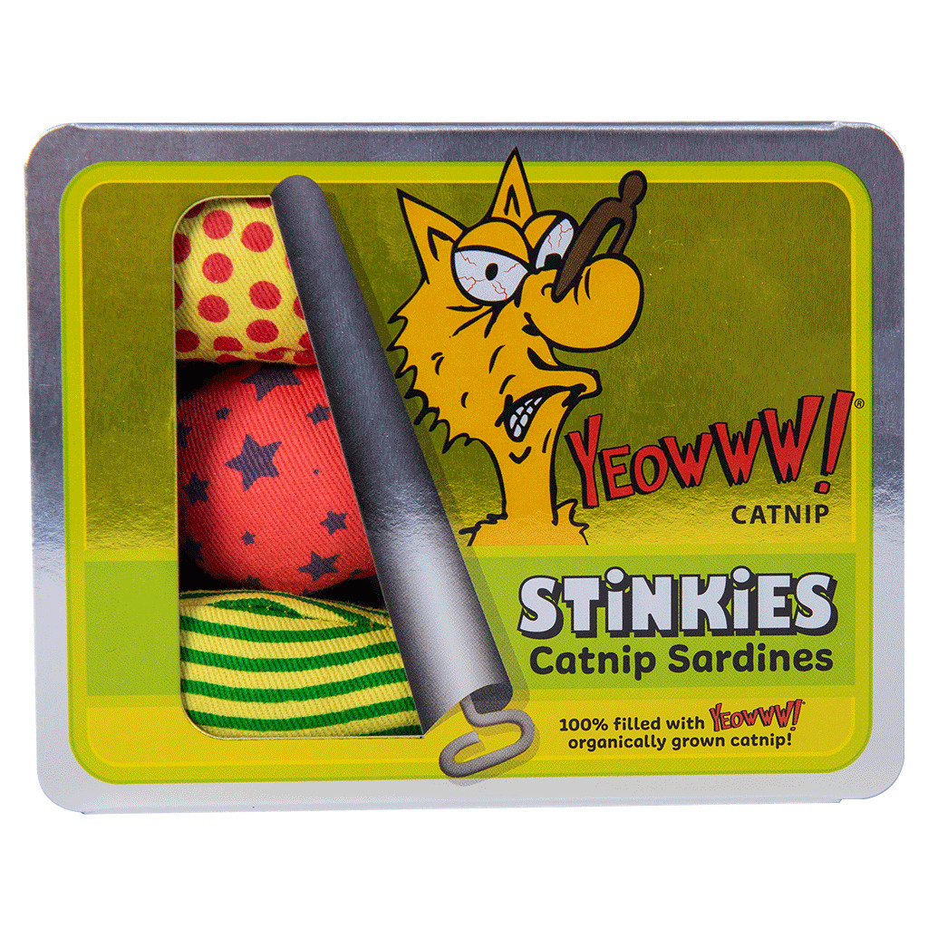 Yeowww! Stinkies Catnip Sardines Trio