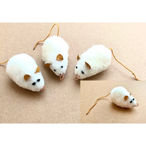 Purrs White Mo Mouse