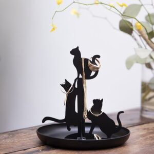 Black Cats Jewelry Holder - juwelenhouder