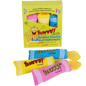 Yeowww! Birthday Candles 3 stuks